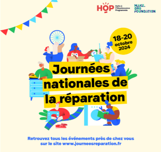 18 et 19/10/2024 Journée nationale de la réparation