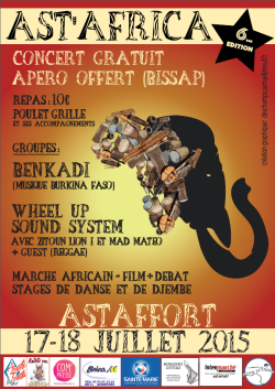 FESTIVAL AST'AFRICA 17/18 Juillet 2015