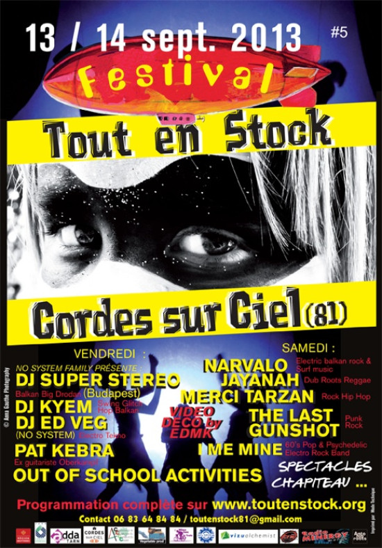 FESTIVAL TOUT EN STOCK 13/14 Septembre 2013