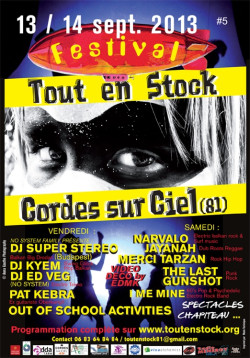 FESTIVAL TOUT EN STOCK 13/14 Septembre 2013