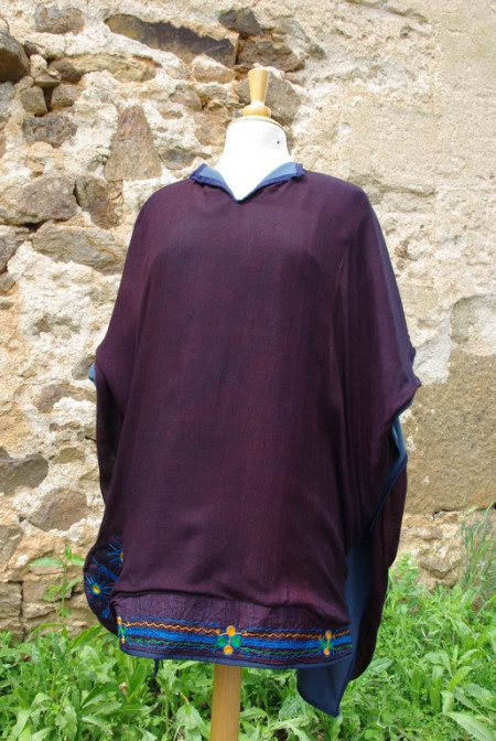 Poncho Indigo