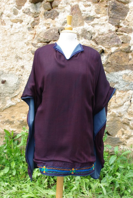 Poncho Indigo