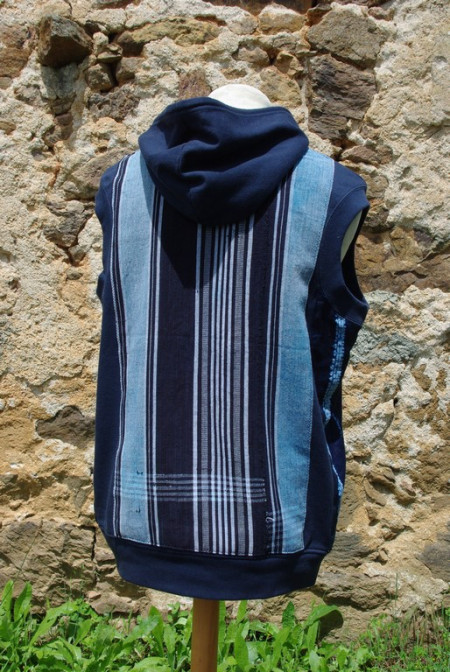 Sweat Capuche Sans Manche